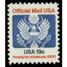 O129 13c Eagle Fine MNH G0608
