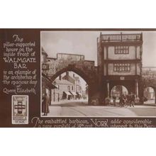 Yorkshire York Barbican Walmgate Pub Bar Queen Elizabeth II Real Photo Postcard