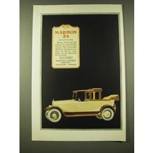 1918 Marmon 34 Landaulet Ad