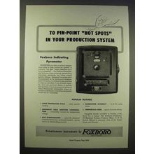1946 Foxboro Indicating Pyrometer Ad - Hot Spots