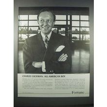 1946 Fortune Magazine Ad - Charles Luckman