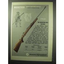 1963 Firearms International Ad - Musketeer Rifle
