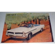 1963 Pontiac Bonneville Convertible Car Ad!