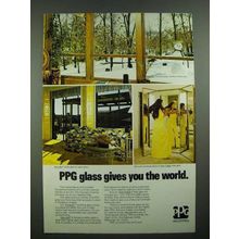 1976 PPG Glass Ad - Gives You The World
