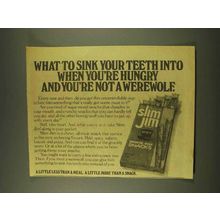 1976 Slim Jim Beef Snacks Ad - Not A Werewolf