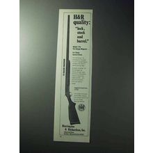 1977 Harrington & Richardson Model 176 Shotgun Ad