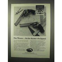 1980 Dan Wesson Revolvers Ad - For the Shooter Who Knows