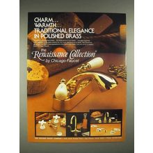 1983 Chicago Faucet Renaissance collection Ad - Charm