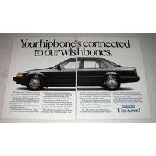 1987 Honda Accord Lxi 4-Door Sedan Ad - Our Wishbones