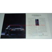 1989 2pg Mercedes-Benz 300 Class Car Ad - Phenomenal!