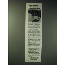 1989 3M Caulk Ad - Simple solutions to five common caulking problems