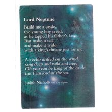 Lord Neptune...POSTCARD POETRY unused vintage postcard AT YOUR LIBRARY (a) =