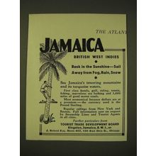 1933 Tourist Trade Development Board Ad - Jamaica British West Indies