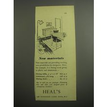 1948 Heal & Son Ad - New materials