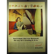 1950 B.F. Goodrich Koroseal Ad - You'd think that was Koroseal