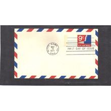 FDC UXC10 9c Eagle (No Cachet-U/A) CV41009