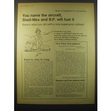 1965 Shell-Mex BP Oil Ad - You name the aircraft, Shell-Mex and B.P. will fuel