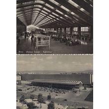 Roma Stazione Terminal Italy 2x Real Photo Postcard s