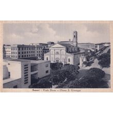 Sassari Chiesa San Giuseppe Italy Old Panorama Postcard