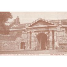 King Georges Gate Portsmouth Antique Postcard