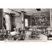 Warwick, Charlecote Pheasant Restaurant Real Photo Postcard