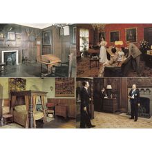 Warwick Castle Ghost Occult Room Tower Madame Tussauds 4x Postcard s