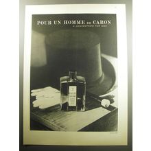 1957 Caron Pour un Homme Cologne Advertisement
