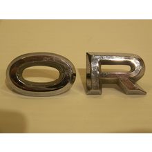 1962 1963 FORD GALAXIE FALCON EMBLEMS OEM C2DB-16606-K, H 1965 RANCHERO