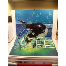 1990 USPS POSTAGE STAMP POSTERS DOLPHINS RHODE ISLAND EISENHOWER NATIVE AMERICAN