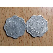 Eastern Caribbean Territories 1984 5 Cents Coin