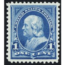 264, Mint VF+ NH 1¢ - Very Fresh Stamp! - Stuart Katz