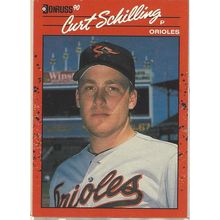 1990 DONRUSS CURT SCHILLING #667 ROOKIE