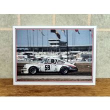 Porsche 911 Carrera RSR 24 Hours of Daytona 1973 Winner Photo Postcard, Orlebar