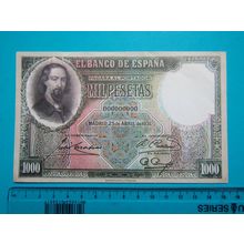 Espana Spain 1931 1000 Pesetas Banknote Reproduction - 173