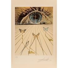 Salvador Dali (1904-1989). The Eye of Surrealist Time, from Memories of Surreali