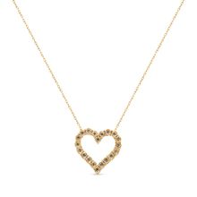 10K Yellow Gold Flashed .925 Sterling Silver 1/2 Cttw Champagne Diamond Mirac...