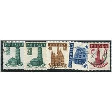 1958 5 different values - #1193 fine used (o)