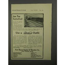 1911 Port Huron Engine & Thresher Co. Outfit Ad