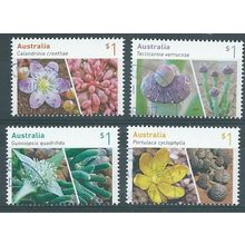 AUS 2017 (SET) 'AUSTRALIAN SUCCULENTS' (4v) FINE USED (EBID49-839XL)