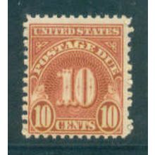 J84 10c Postage Due Barely Clears MNH Q3235
