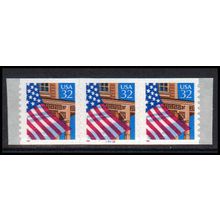 2915A 32c U.S. Flag Over Porch Fine MNH PNC 23222/3 10x10 PA3521
