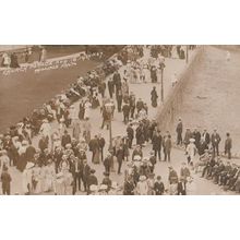 Ilfracombe Devon 1907 Danger Girl Church Parade Antique RPC Postcard