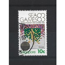 Singapore.SG447 10c Soccer.Fine Used.Jul25