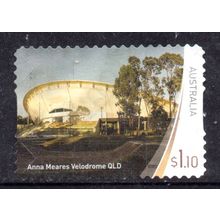 AUSTRALIA: 2020, $1.10 ARENA'S / STADIUMS, ANNA MEARES USED S/A STAMP. 071-087