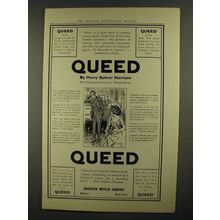 1911 Queed Novel Ad - Henry Sydnor Harrison