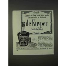 1940 De Kuyper Blackberry Liqueur Ad - For Centuries