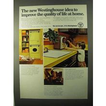 1971 Westinghouse Products Ad - Improve Quality of Life