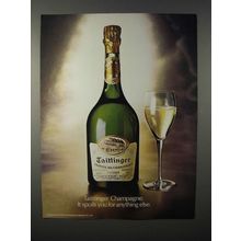 1982 Taittinger Champagne Ad - Spoils You