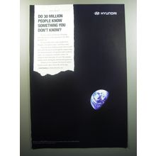 2007 Hyundai Cars Ad - Do 30 million people know something you don't know?