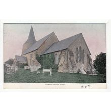 St Michael's Church Plumpton Postcard East Sussex Publisher A H Homewoods Series